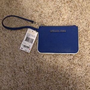 Michael Kors Blue Wristlet